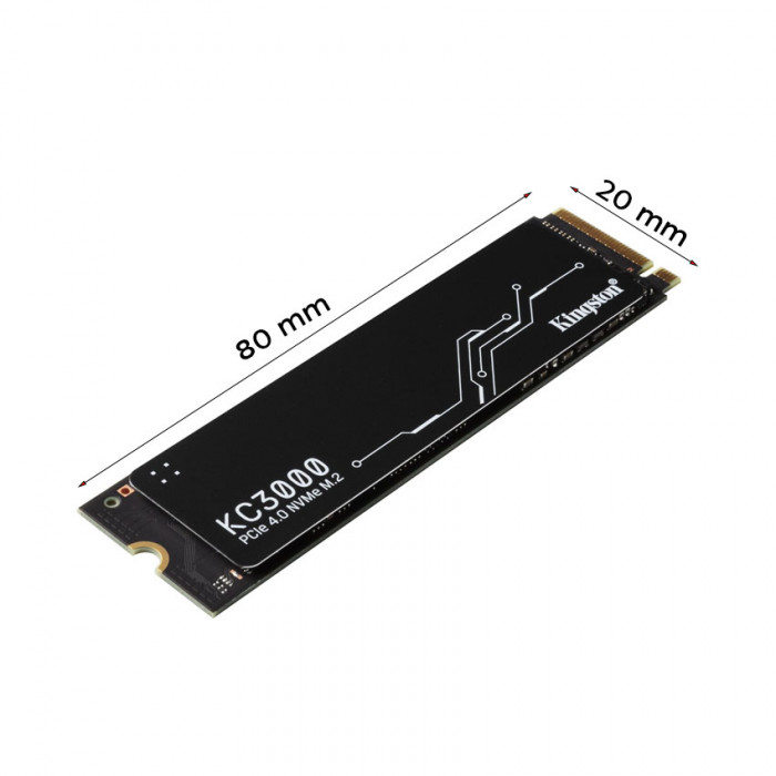 SSD Kingston KC3000 1024GB NVMe M.2 2280 PCIe Gen 4 x 4
