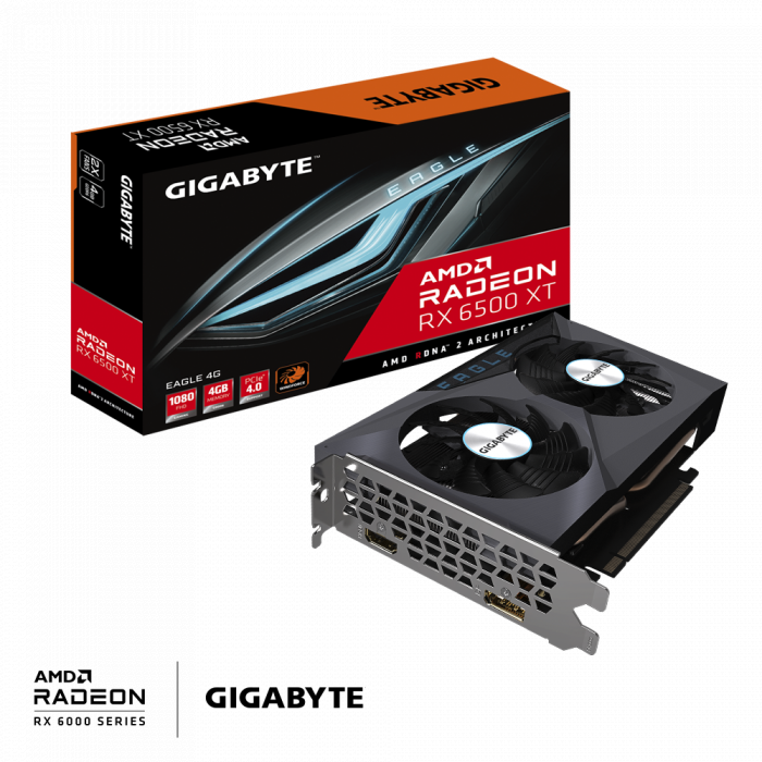VGA GIGABYTE Radeon RX 6500 XT EAGLE 4G