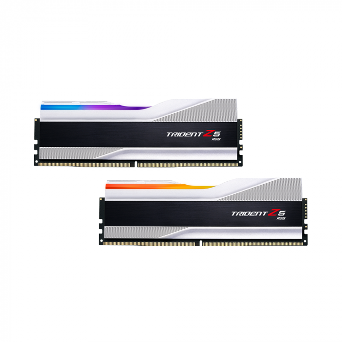 Ram G.SKILL Trident Z5 RGB 64GB (2x32GB/DDR5/6000MHz/CL30/Silver)