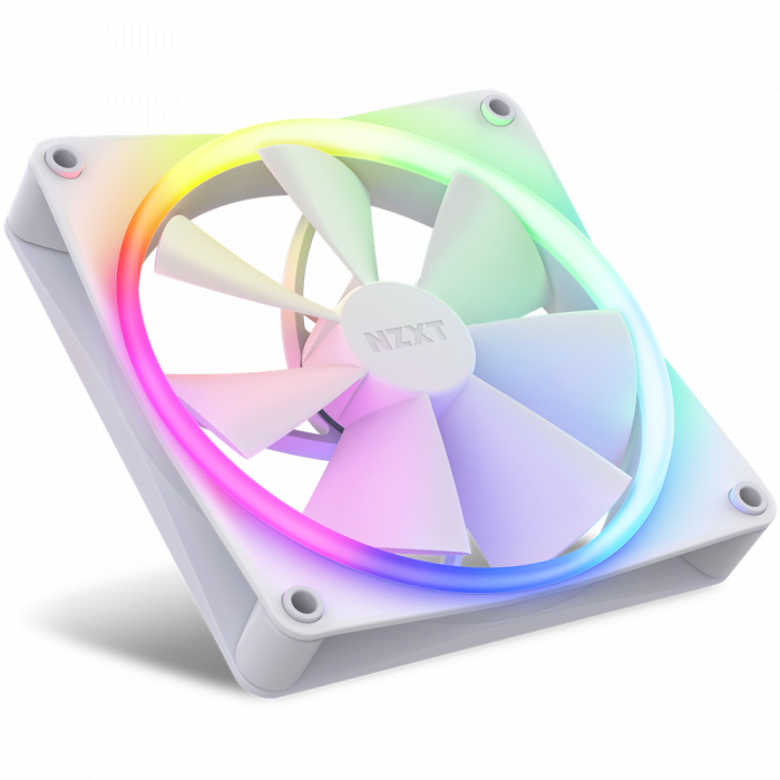 Fan CASE F140 RGB Twin Pack White (x2 Pack | 140mm PC Cooling Fans)