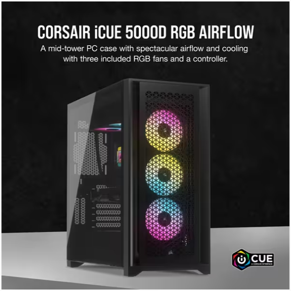 CASE Corsair iCUE 5000D RGB Airflow Black