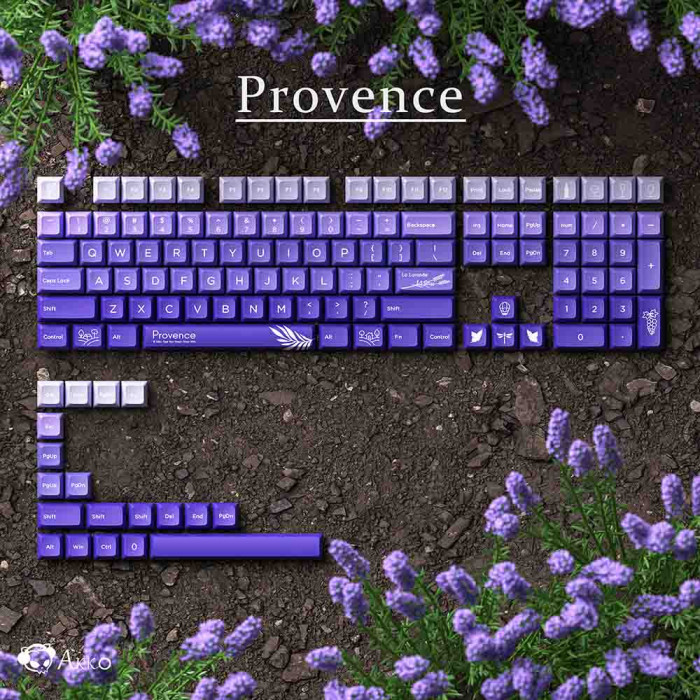 KEYCAP AKKO Keycap set – Provence (PBT Double-Shot/JDA profile/127 nút)