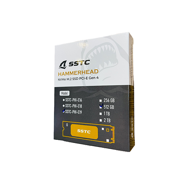 SSD SSTC HAMMERHEAD NVMe M.2 E19-512GB Gen 4
