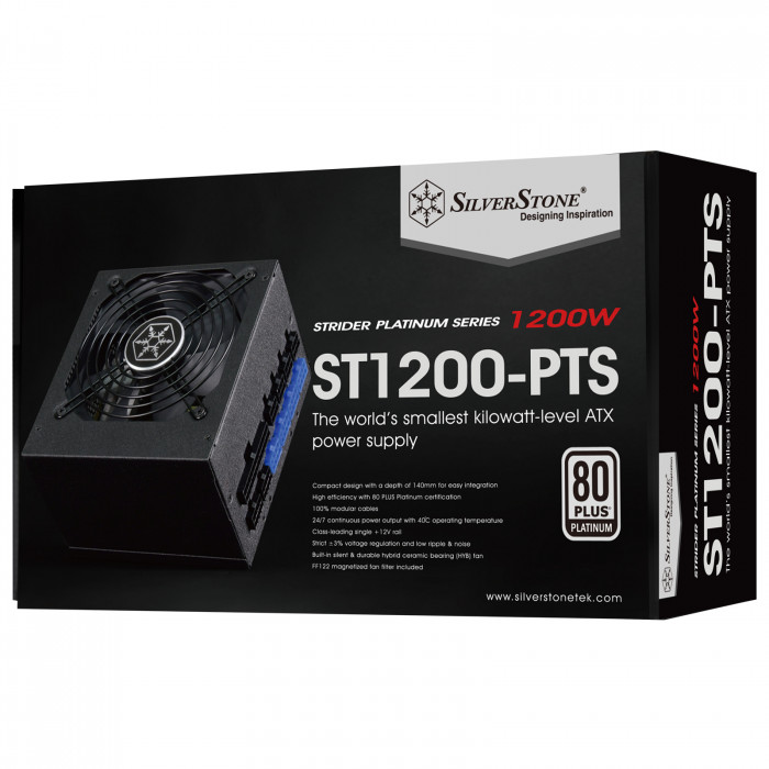 PSU SilverStone Strider 80 Plus Platinum 1200W (SST-ST1200-PTS)