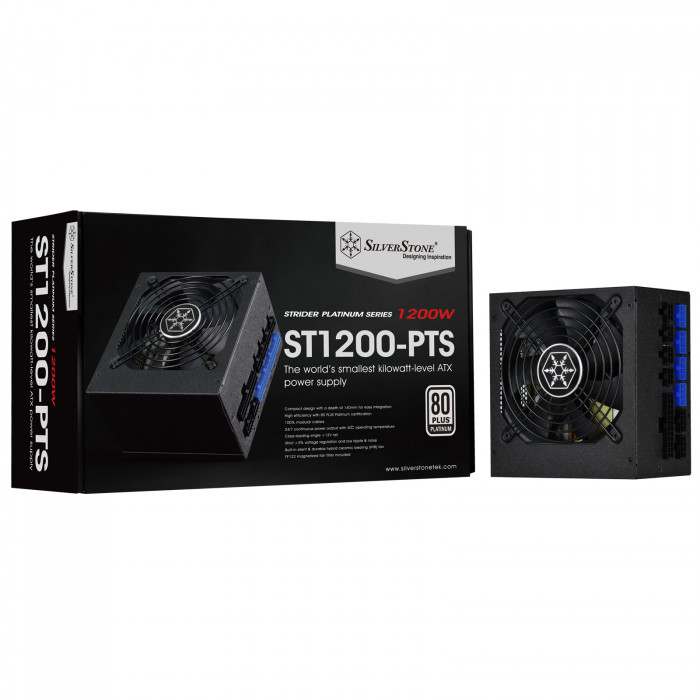 Nguồn máy tính SilverStone Strider 80 Plus Platinum 1200W (SST-ST1200-PTS) 