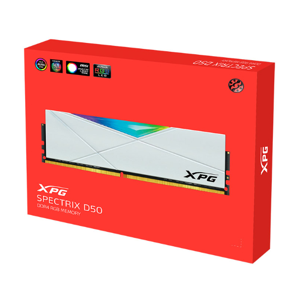 Ram Adata XPG Spectrix D50 16GB White (1x16GB/DDR4/3200Mhz)
