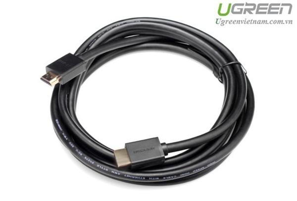 Cáp HDMI 1.4 đồng 100%, 19+1 màu đen dài 12M Ugreen (10179)