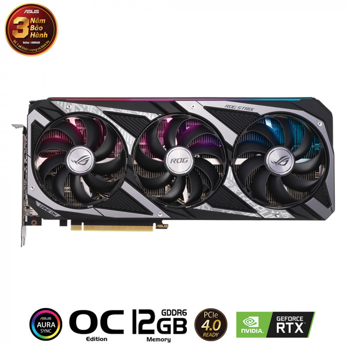 VGA Asus ROG Strix GeForce RTX™ 3060 OC Edition 12GB GDDR6 