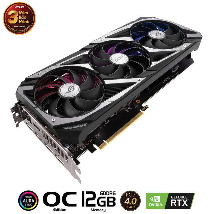 VGA Asus ROG Strix GeForce RTX™ 3060 OC Edition 12GB GDDR6 