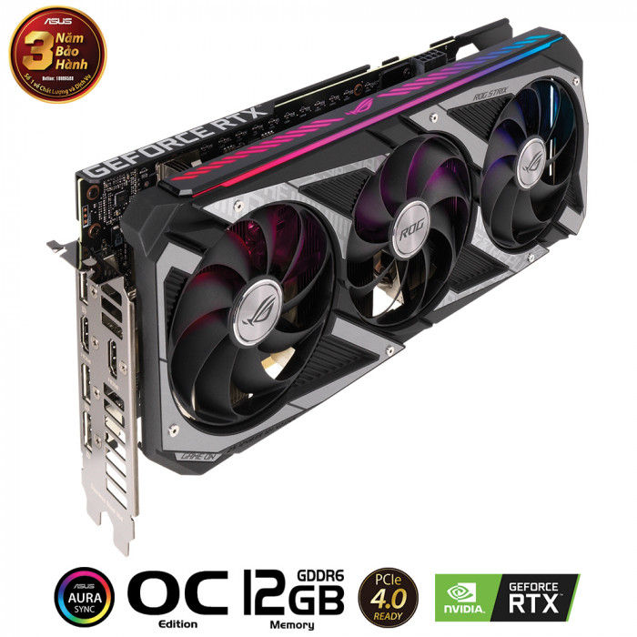 VGA Asus ROG Strix GeForce RTX™ 3060 OC Edition 12GB GDDR6 