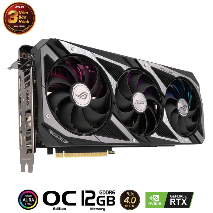 VGA Asus ROG Strix GeForce RTX™ 3060 OC Edition 12GB GDDR6 