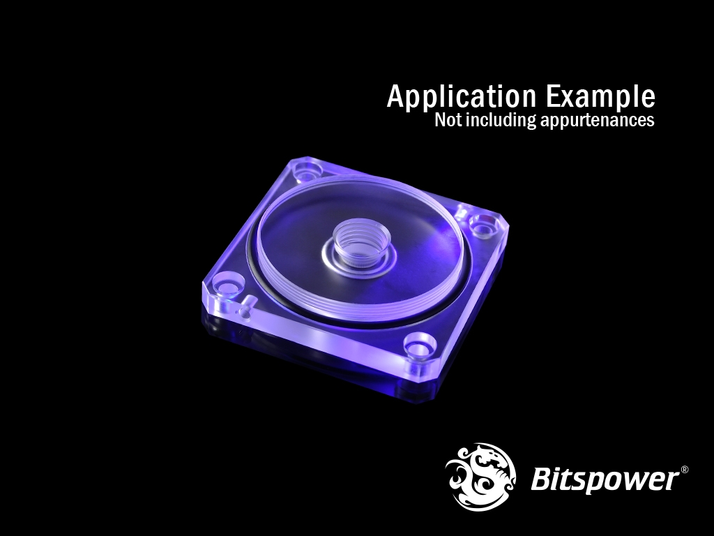 Bitspower DDC TOP Reservoir Adaptor (Clear Acrylic)