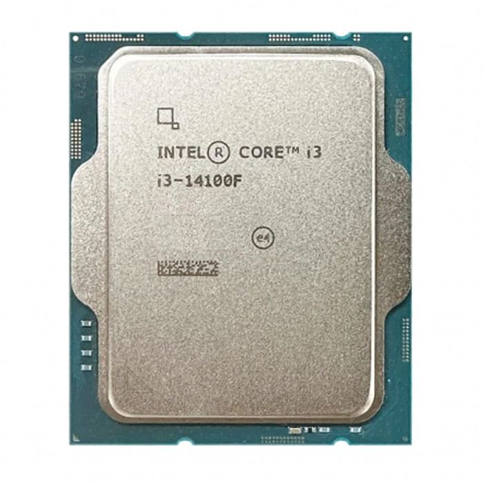 CPU Intel Core i3-14100F New Tray (Up to 4.7 GHz, 4 Nhân, 8 Luồng, 12MB Cache, 58W) - Socket FCLGA1700