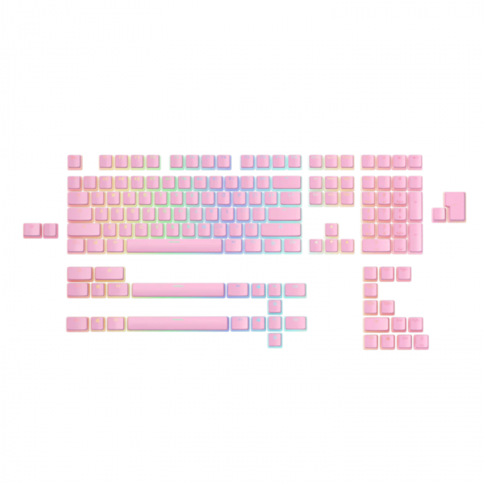 Keycap Glorious Aura Keycaps v2 - Pixel Pink (145 pcs)