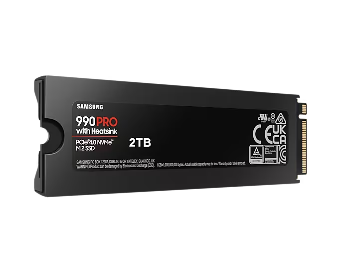 SSD Samsung 990 Pro Heatsink 2TB