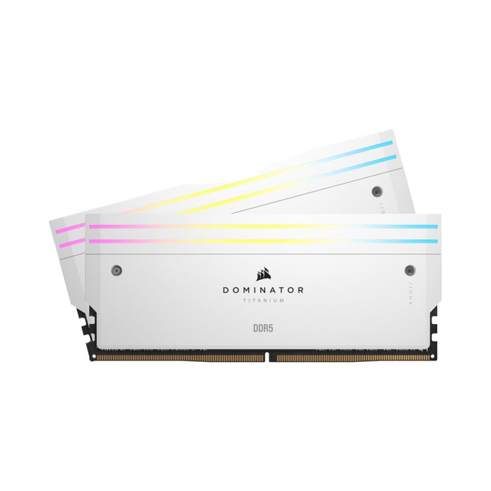RAM Corsair DOMINATOR TITANIUM White RGB 64GB (2x32GB/DDR5/6600Mhz)