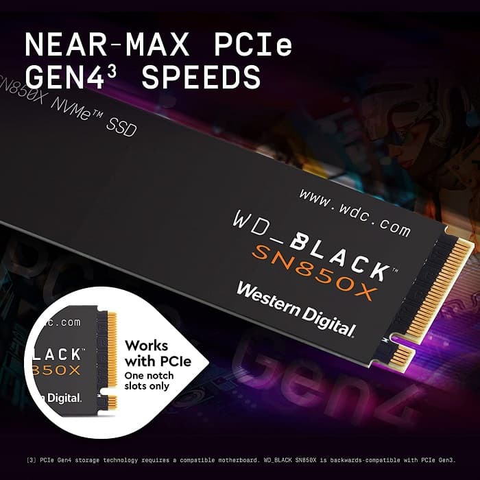 SSD Western Digital Black SN850X 2TB