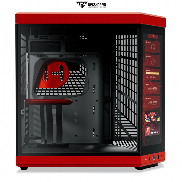 Case HYTE Y70 Touch Red