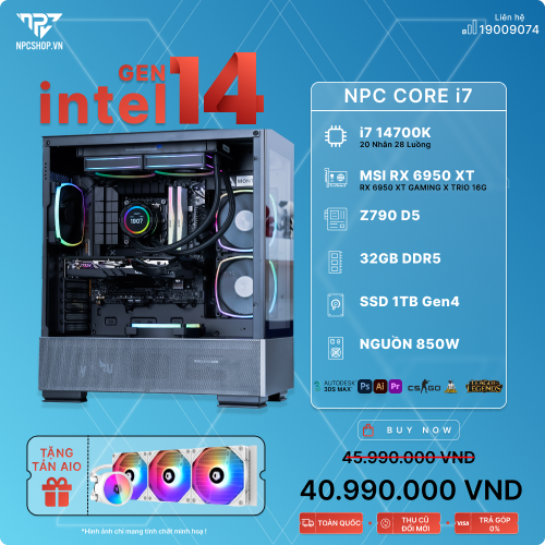 NPC PC CORE i7 14700K|32GB DDR5|RX 6950 XT