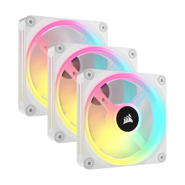 Fan Case Corsair iCUE LINK QX120 RGB White (3 Fan)