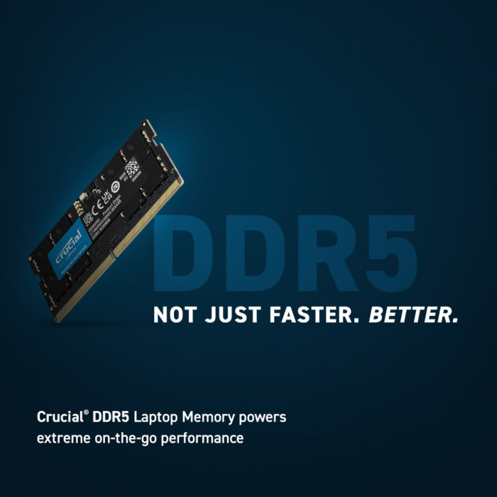 RAM Laptop Crucial 16GB (1x16GB/DDR5/5200Mhz/SODIMM/CL42)