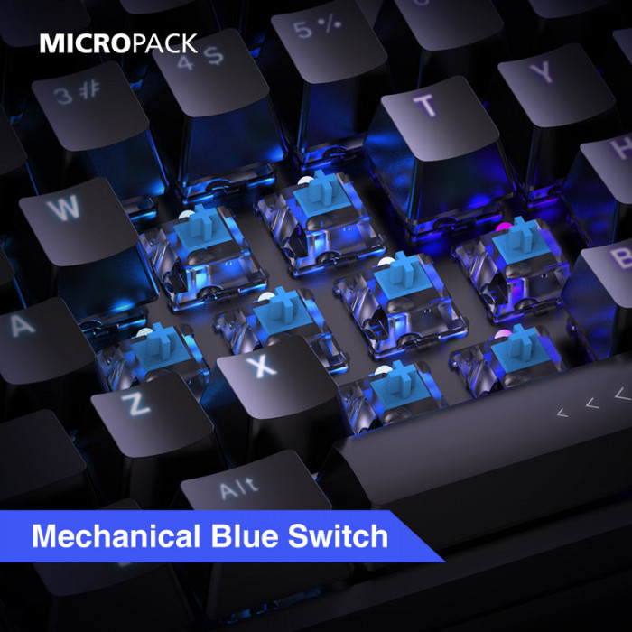 Bàn phím Gaming Micropack GK-30M Wired Mechanical Backlit
