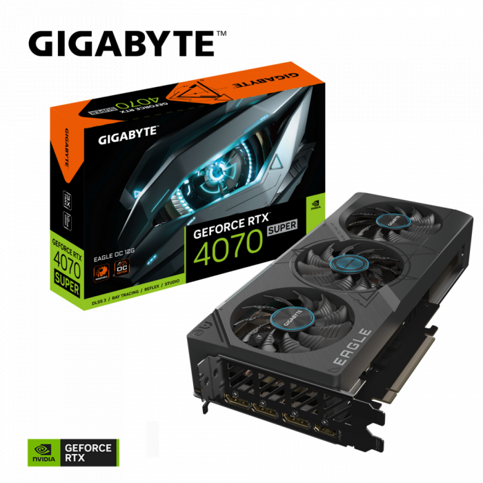 VGA GIGABYTE GeForce RTX™ 4070 SUPER EAGLE OC 12G