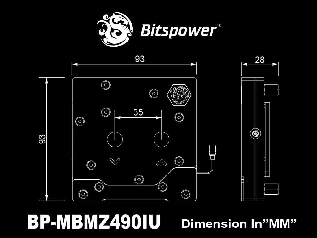 Bitspower Mono Block for MSI MEG Z490I UNIFY