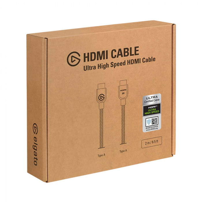 Cáp HDMI Elgato v2.1 8K Ultra High Speed 2m