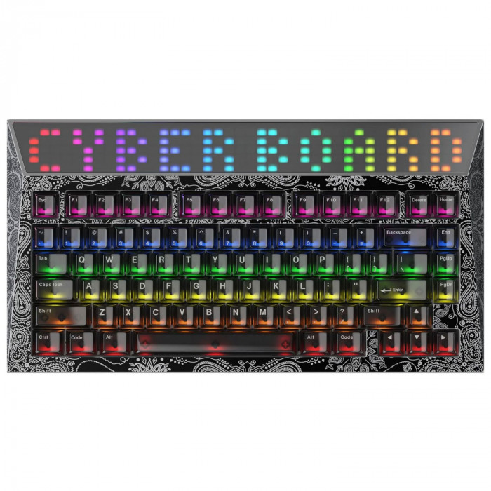 Bàn phím cơ Angry Miao Cyberboard R4 - Graffiti Paisley (Bundle)