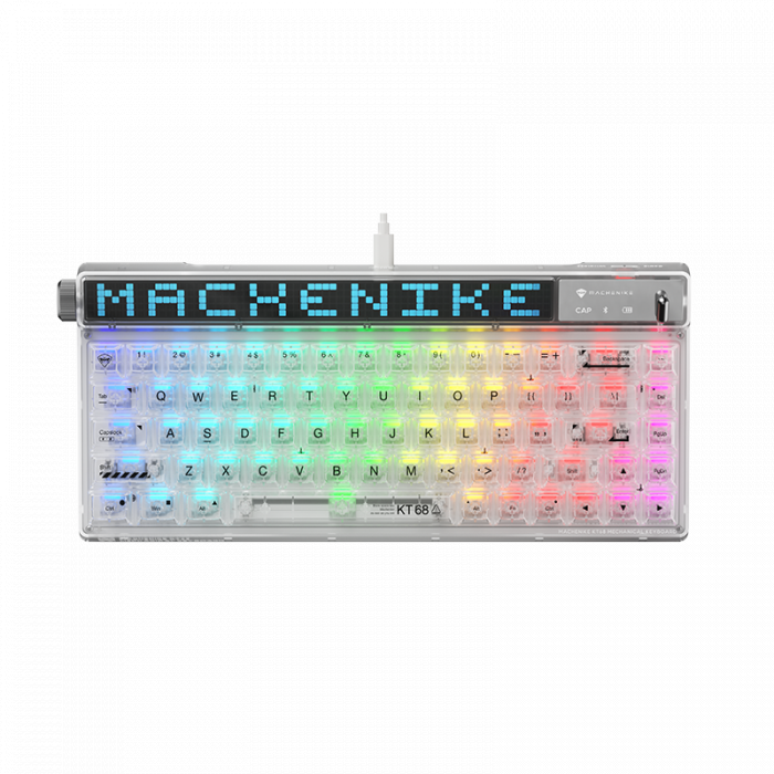 Bàn Phím Cơ Machenike KT68 PRO Mechanical Keyboard - White