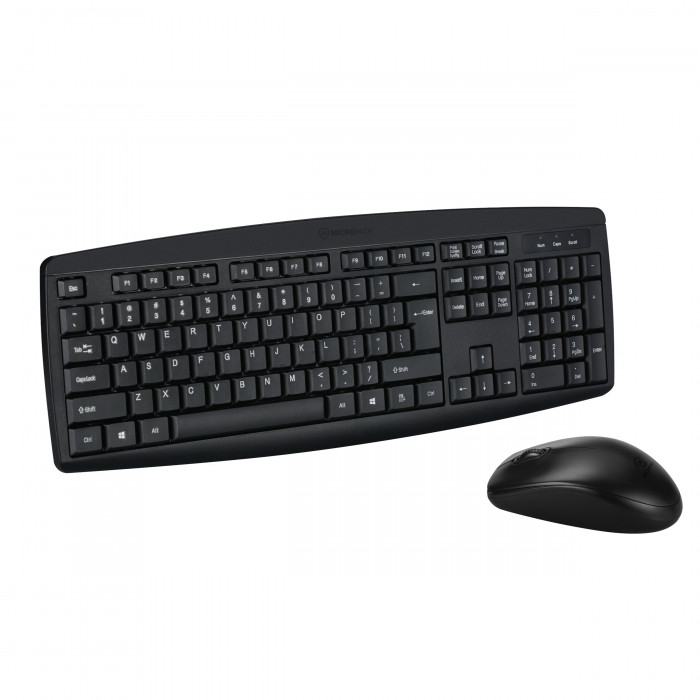 Bàn phím có dây MicroPack OFFICE LITE KM-203W Black