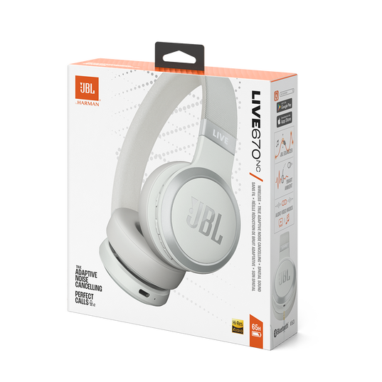 Tai nghe JBL LIVE 670NC - White