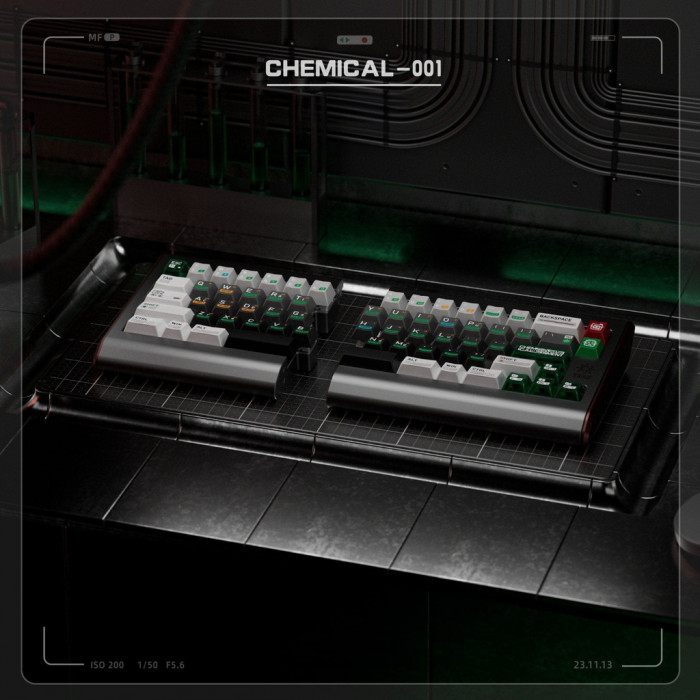 Set Keycap Chemical 001 - Xuyên Led | Cherry Profile - PBT DyeSub - 173 Keys