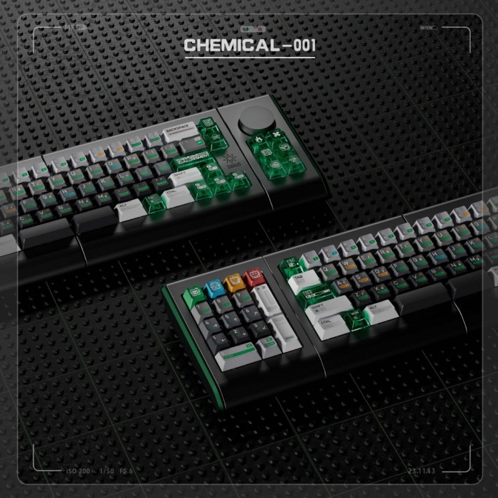 Set Keycap Chemical 001 - Xuyên Led | Cherry Profile - PBT DyeSub - 173 Keys