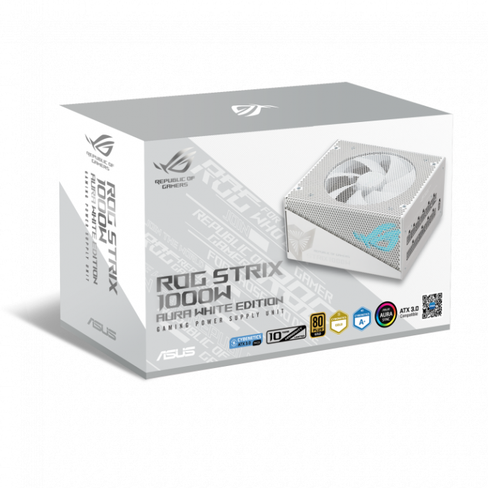 PSU ASUS ROG STRIX 1000W Gold Aura White Edition