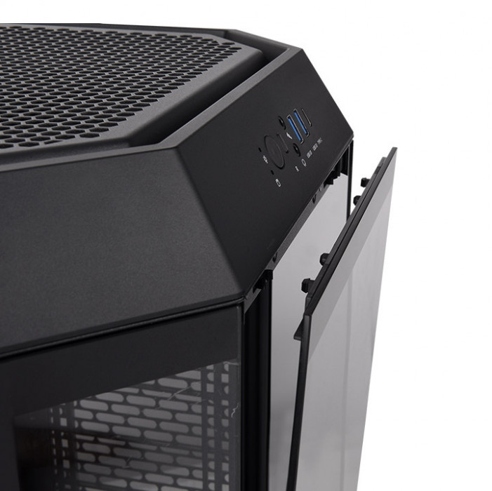 Case Thermaltake Tower 300 - Black Micro Tower Chassis