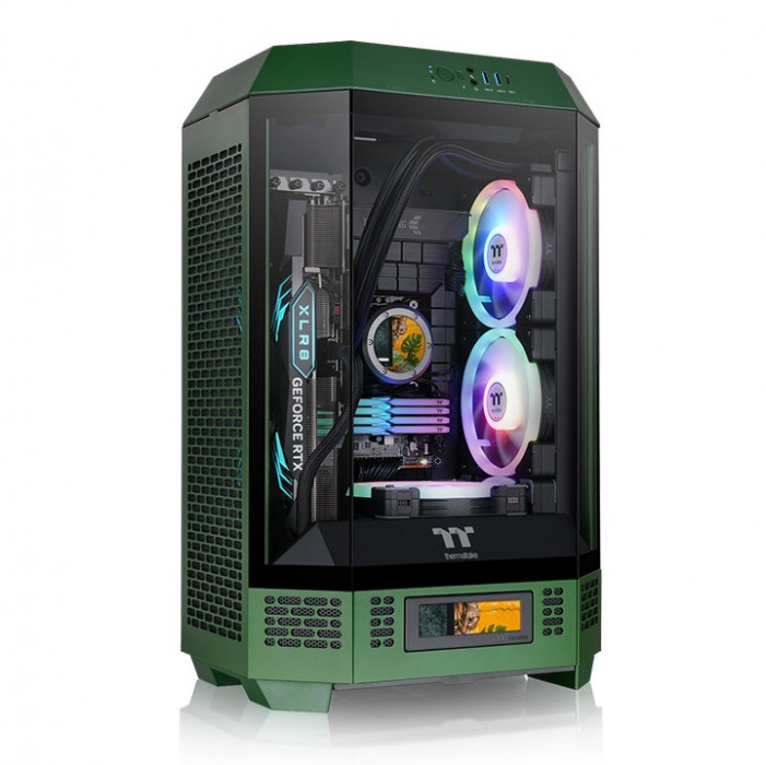 Case Thermaltake Tower 300 - Racing Green Micro Tower Chassis