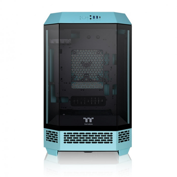 Case Thermaltake Tower 300 - Turquoise Micro Tower Chassis