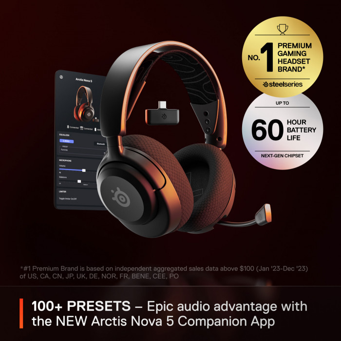 Tai nghe Steelseries Arctis Nova 5 Wireless