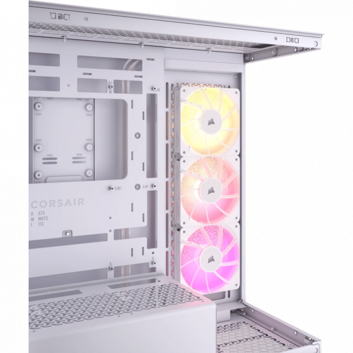 CASE Corsair 3500X ARGB Mid-Tower PC Case – White