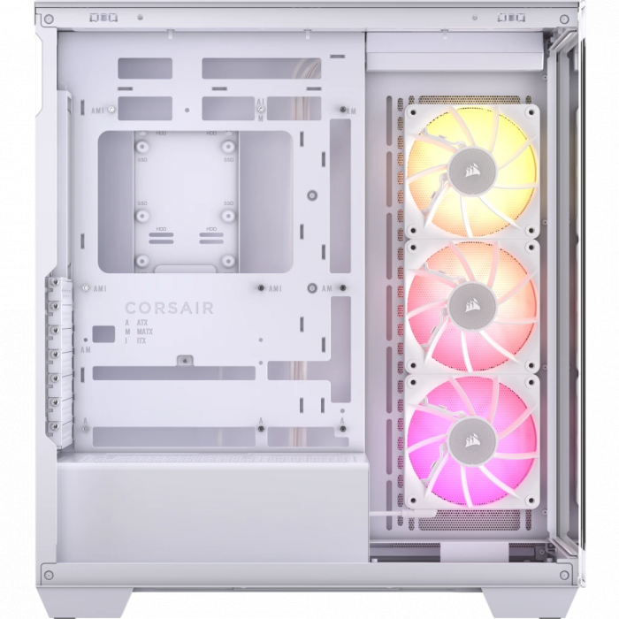 CASE Corsair iCUE LINK 3500X RGB Mid-Tower PC Case – White