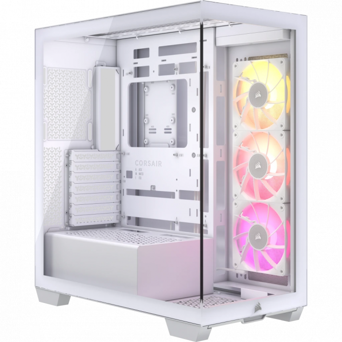 CASE Corsair iCUE LINK 3500X RGB Mid-Tower PC Case – White