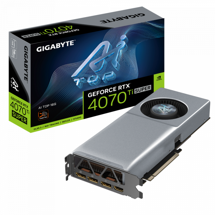 VGA GIGABYTE GeForce RTX™ 4070 Ti SUPER AI TOP 16G