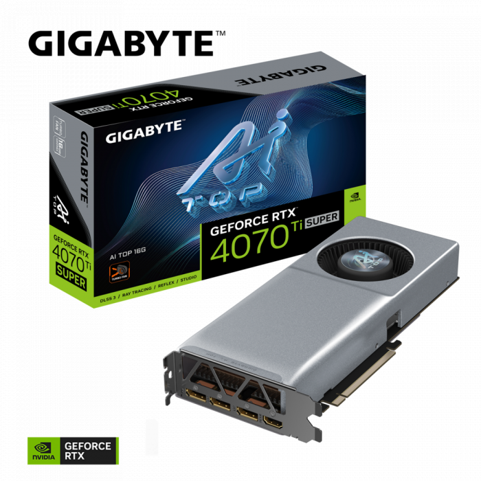 VGA GIGABYTE GeForce RTX™ 4070 Ti SUPER AI TOP 16G