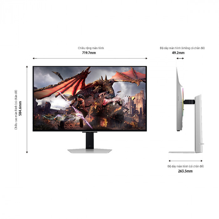 Màn hình Samsung Odyssey OLED G8 G80SD LS32DG802SEXXV (32