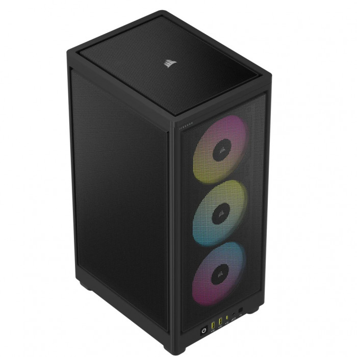 CASE Corsair 2000D RGB AIRFLOW Mini-ITX PC Case – Black