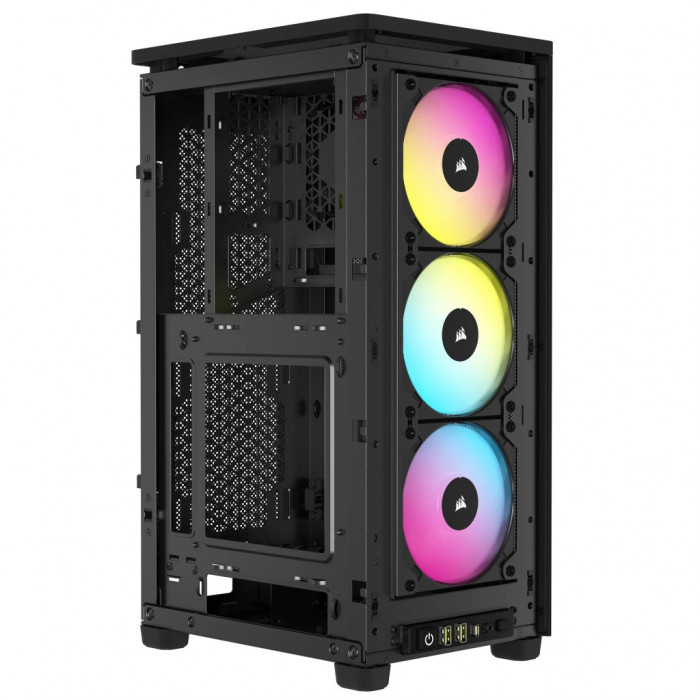 CASE Corsair 2000D RGB AIRFLOW Mini-ITX PC Case – Black