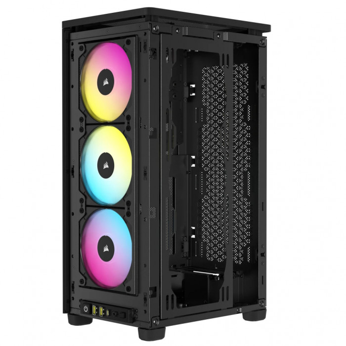 CASE Corsair 2000D RGB AIRFLOW Mini-ITX PC Case – Black