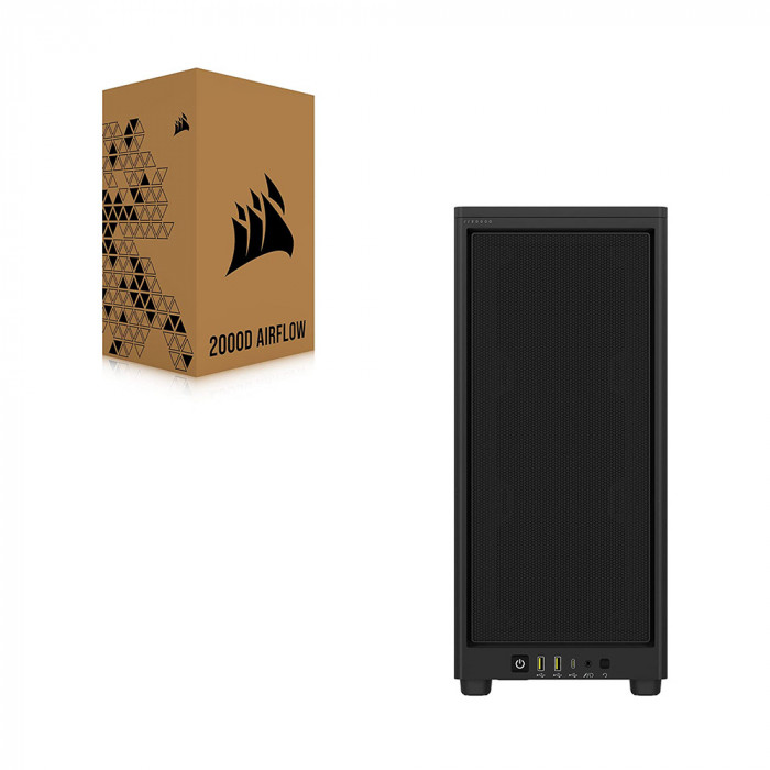 CASE Corsair Corsair 2000D Airflow Mini-ITX – Black